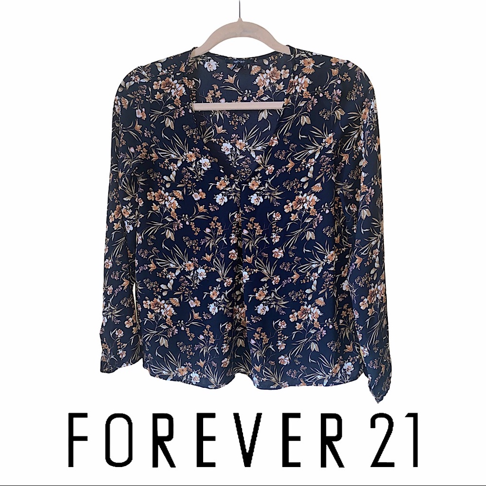 Forever 21 | Floral Long Sleeve Blouse